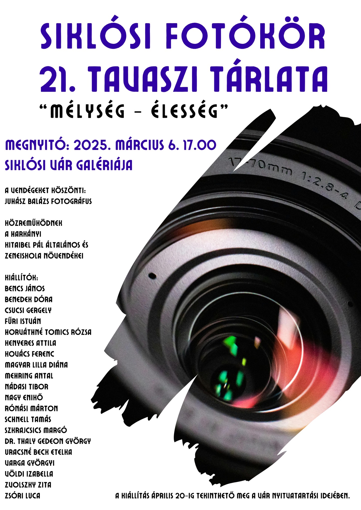 Fotókiállítás Siklóson, a Siklósi Fotókör szervezésében