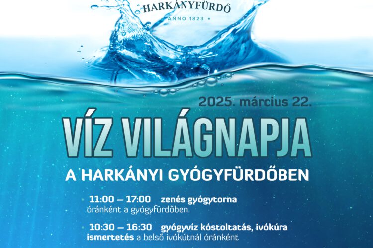 Víz Világnapja Harkányban, a Gyógyfürdőben, 2025.03.22.