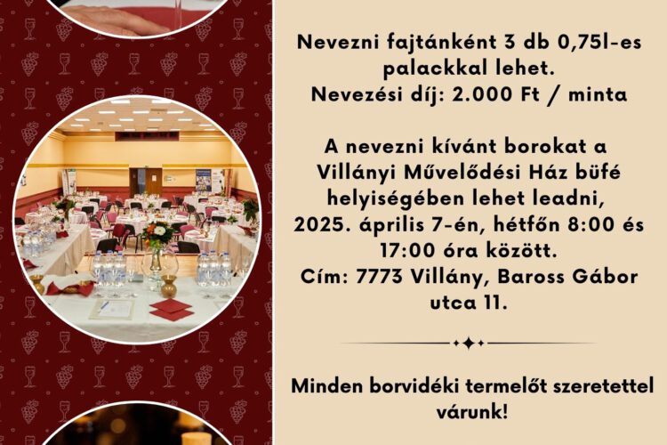 Villányi Borverseny, 2025.04.09.