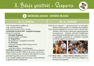 Bőköz Fesztivál 2025 - Eperfa Tájház Programok