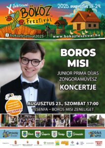 Bőköz Fesztivál 2025 - Boros Misi zongorakoncert