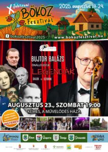 Bőköz Fesztivál 2025 - Bujtor Balázs önálló estje - legendák