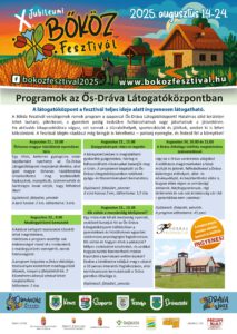 Bőköz Fesztivál 2025 - Programok az Ős-Dráva Látogatóközpontban