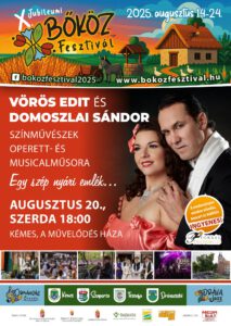 Bőköz Fesztivál 2025 - Vörös Edit és Domoszlai Sándor műsora