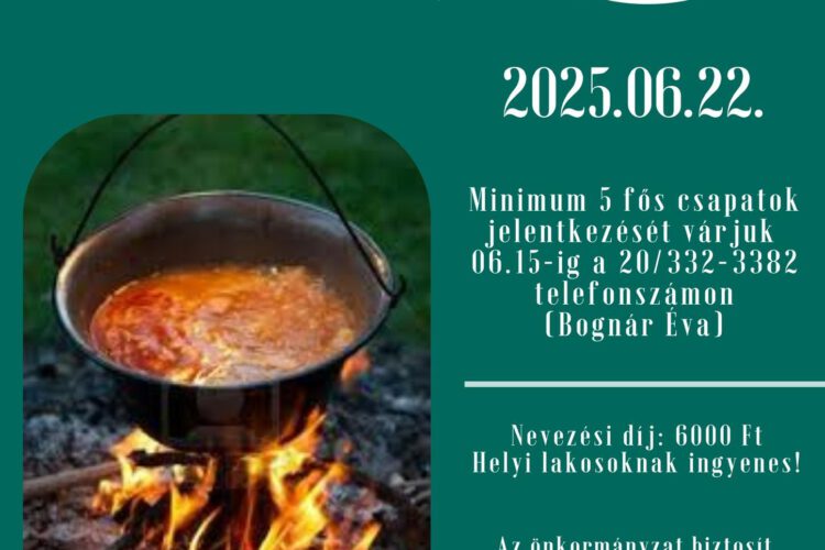 Pörköltfőző verseny Drávacsehi, 2025.06.22.