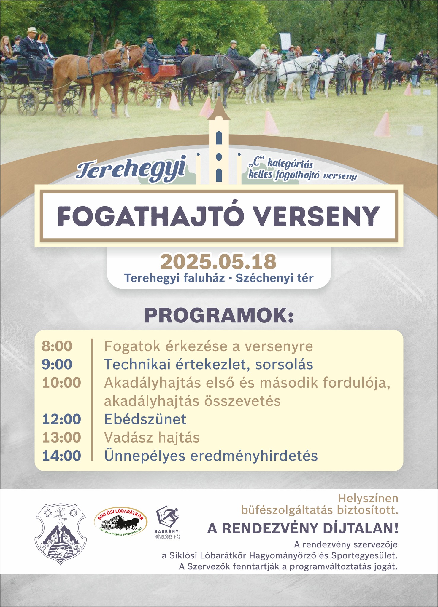 Fogathajtó verseny Harkányban, Terehegyen, 2025