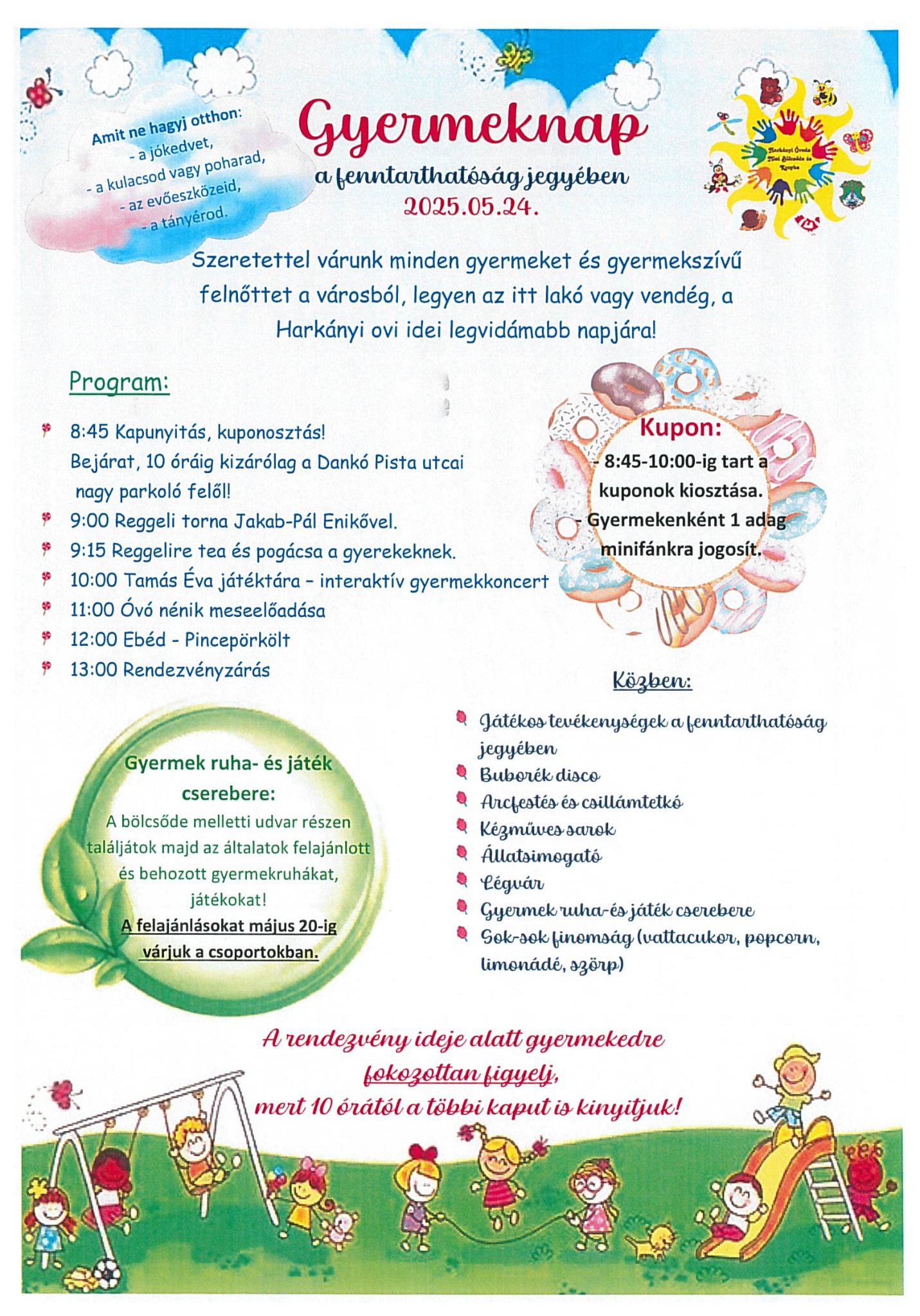 Gyermeknap Harkányban - a fenntarthatóság jegyében