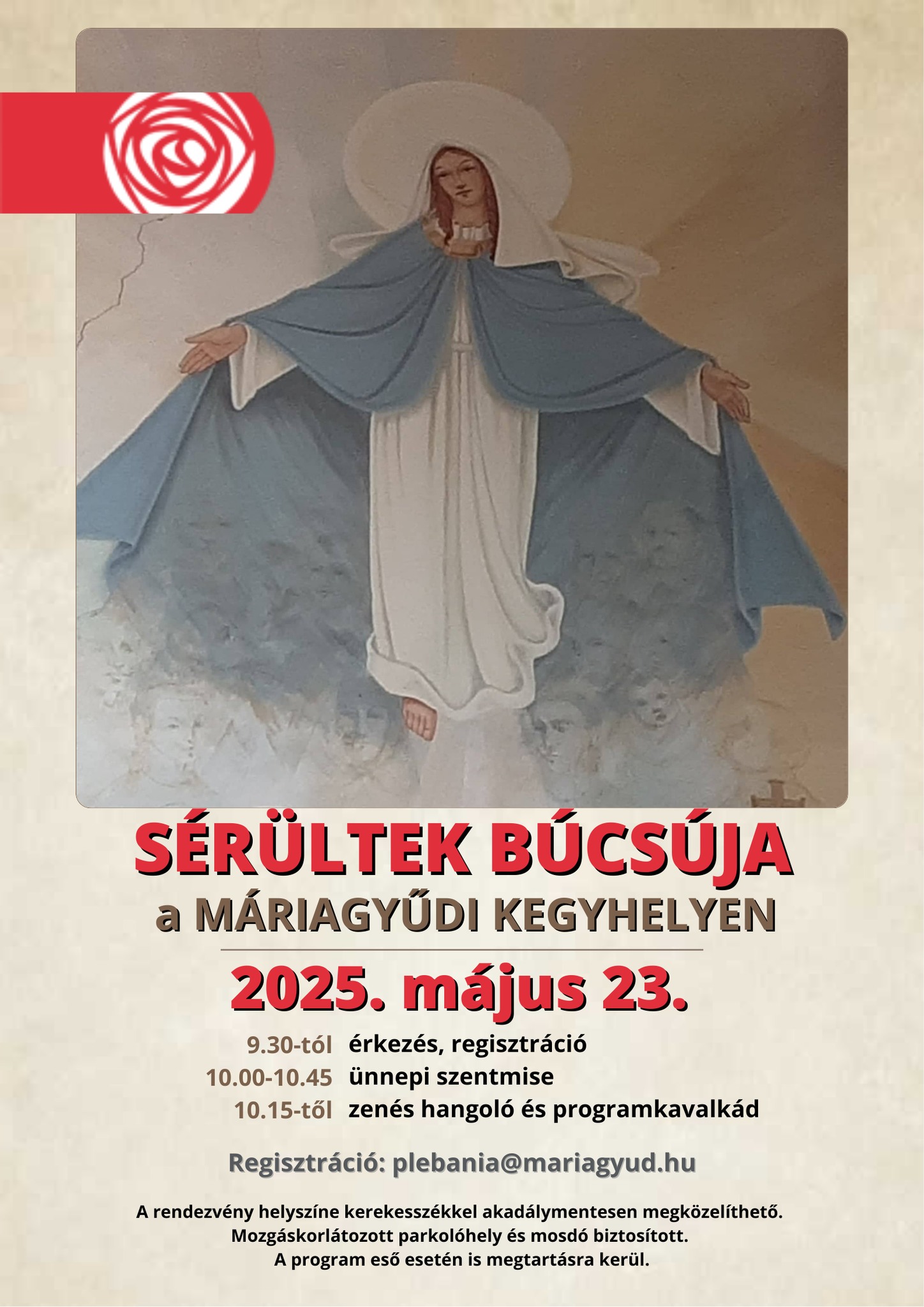 Sérültek búcsúja Máriagyűd, 2025.05.23.