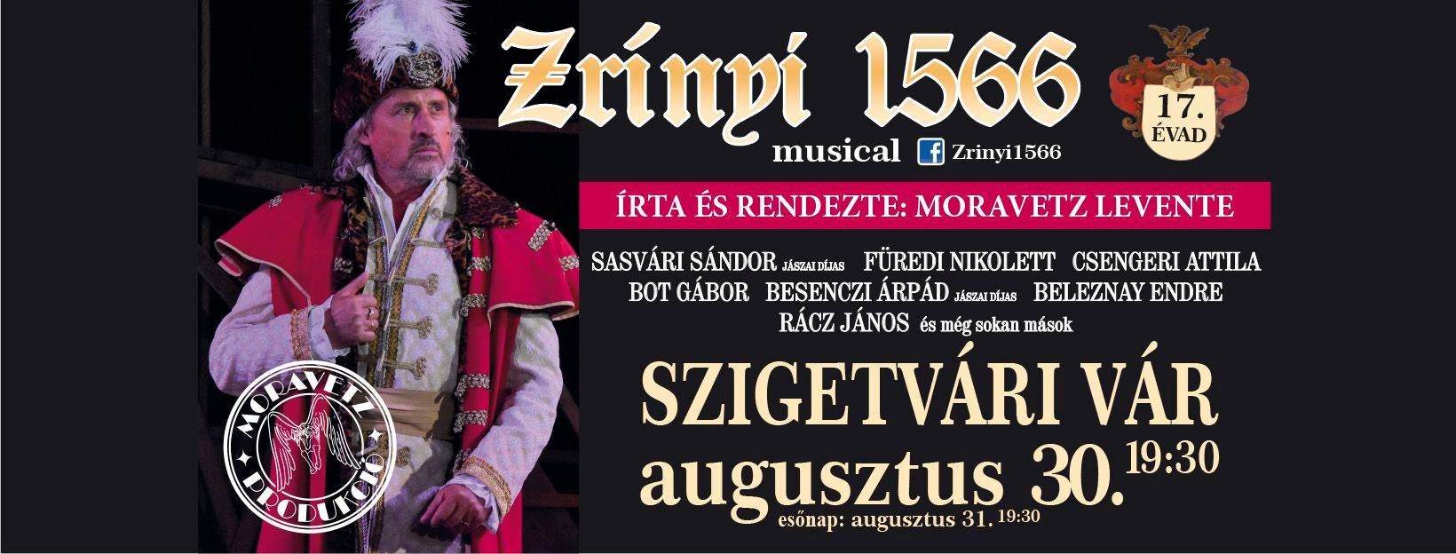 Zrínyi 1566 musical Szigetváron, 2025.08.30-án 19:30-tól