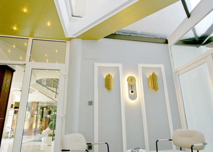 Megújult wellness részleg előtér, Xavin Hotel Harkány