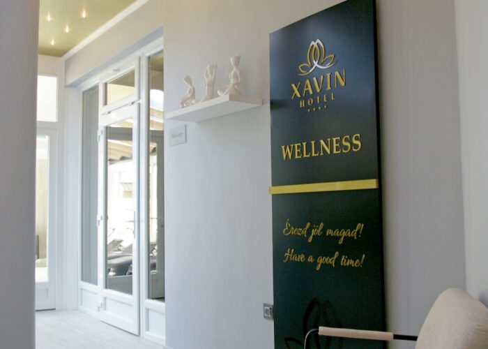Megújult wellness részleg előtér, Xavin Hotel Harkány