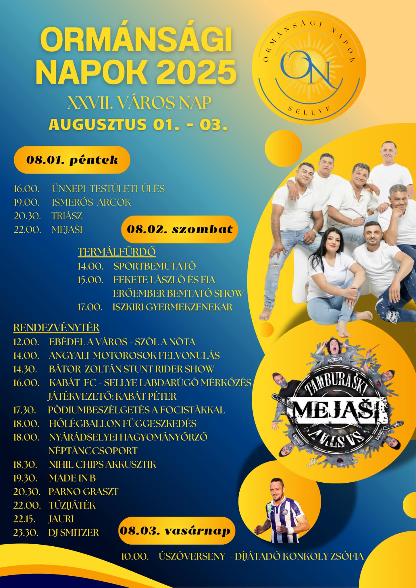 Sellye Városnapok, Ormánsági Napok 2025