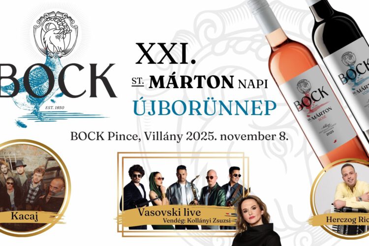 Bock Pincészet - Márton-napi újbor ünnep, borszentelés, borvacsora, programok, 2025.11.08.