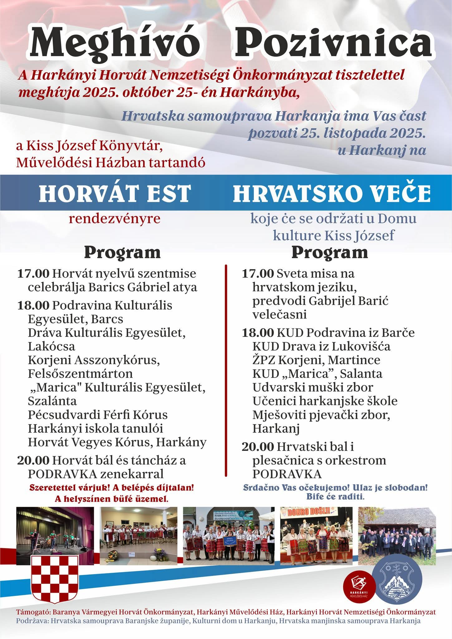 Horvát Nemzetiségi Est Harkányban, 2025.10.25.
