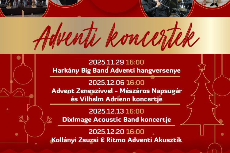Adventi koncertek a Harkányi Gyógyfürdőben - 2025