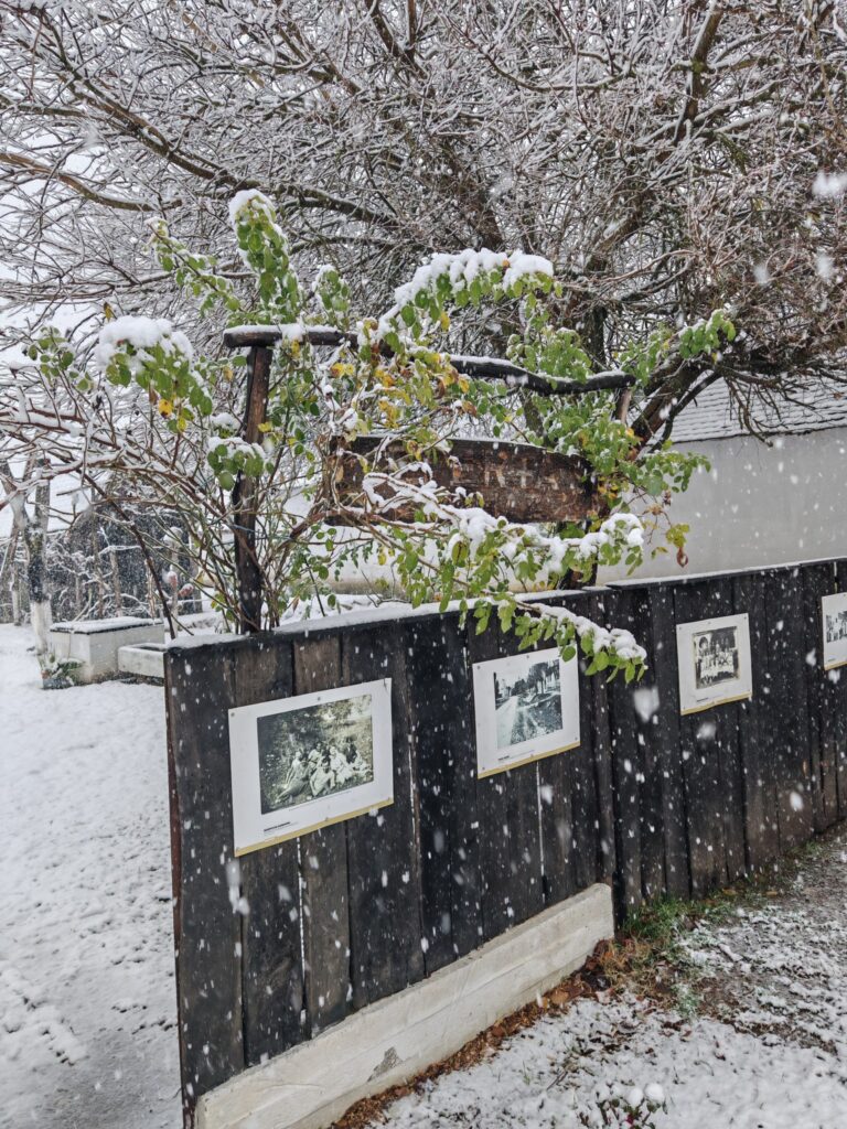 Szaporca, Eperfa Tájház, tél, hó, havas táj, 2025