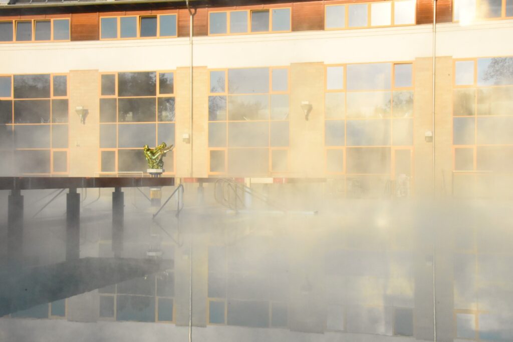 Harkányi Gyógyfürdő télen, 2025