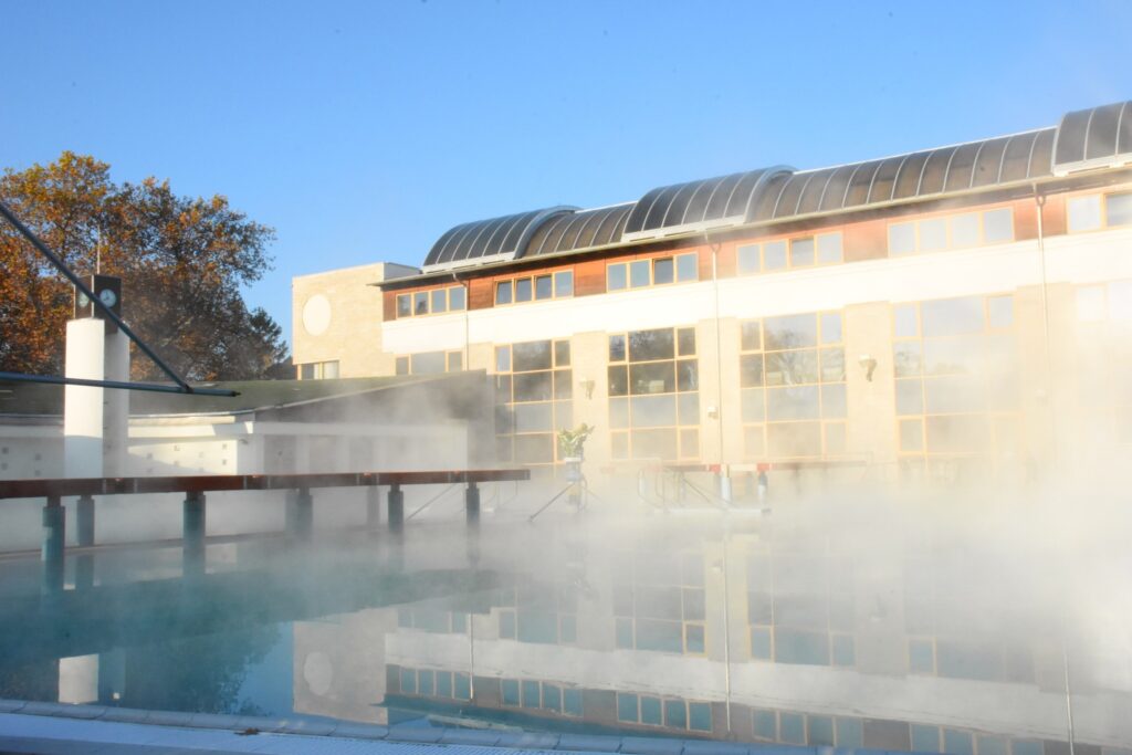 Harkányi Gyógyfürdő télen, 2025