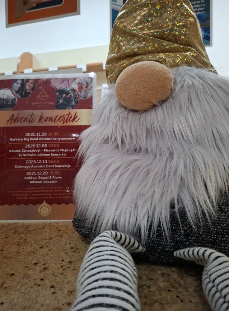 Harkányfürdő, téli kép, Xavin Hotel Harkány, 2025