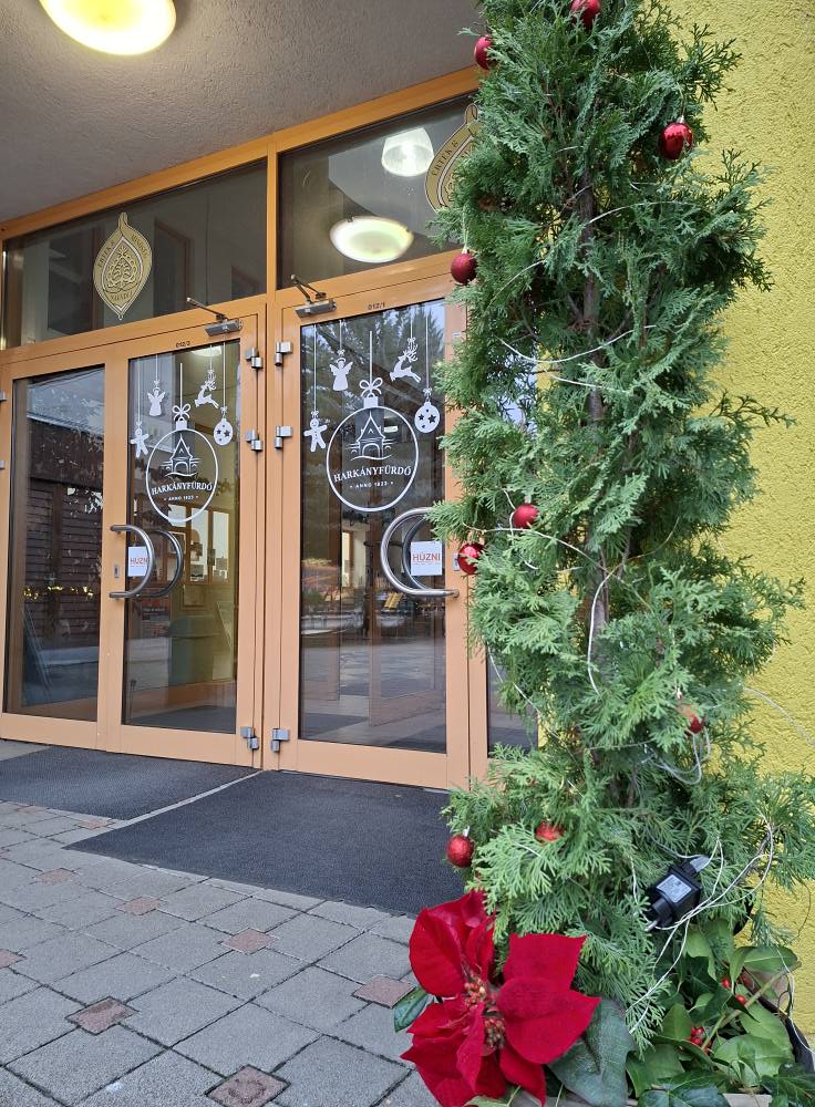 Harkányfürdő, téli kép, Xavin Hotel Harkány, 2025