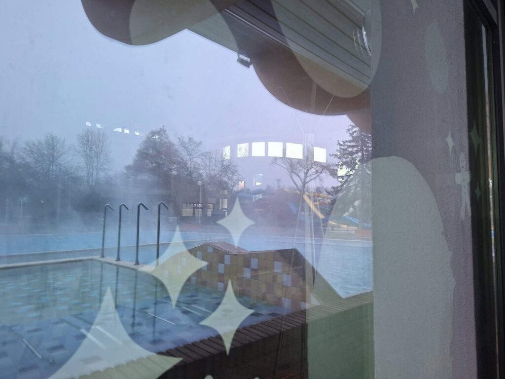 Harkányfürdő, téli kép, Xavin Hotel Harkány, 2025