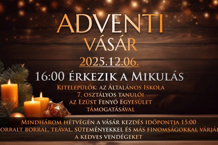 Adventi vásár és Mikulás Beremenden, 2025.12.06.
