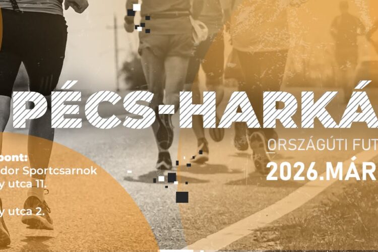 Pécs - Harkány futóverseny, PVSK szervezésében, 2026.03.08. 11:00