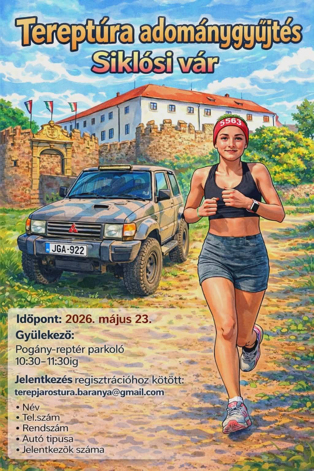 Siklós - tereptúra adománygyűjtés