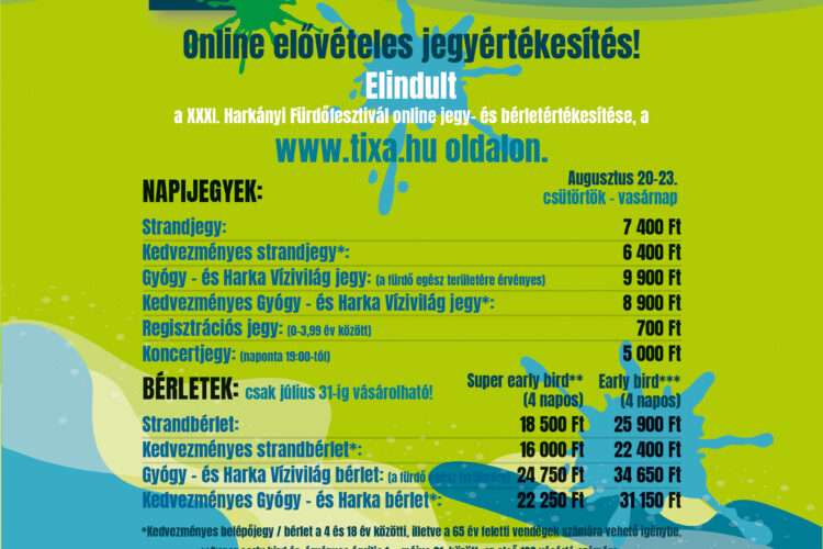 XXXI. Harkányi Fürdőfesztivál
