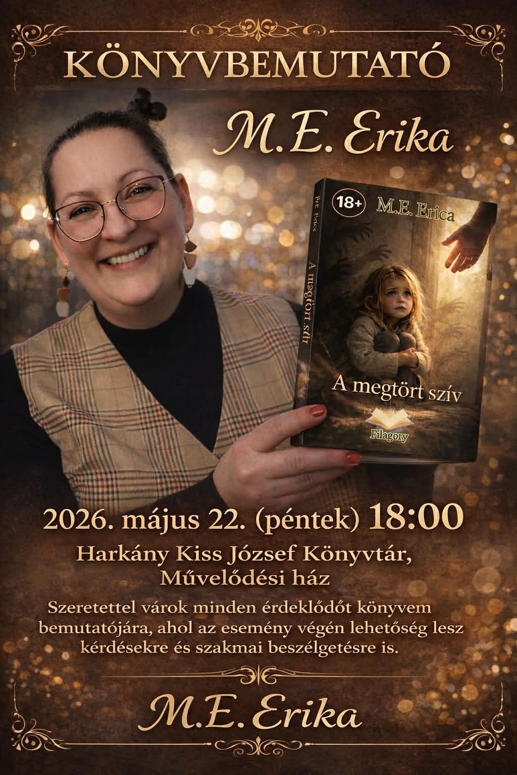 Könyvbemutató - M.E. Erika