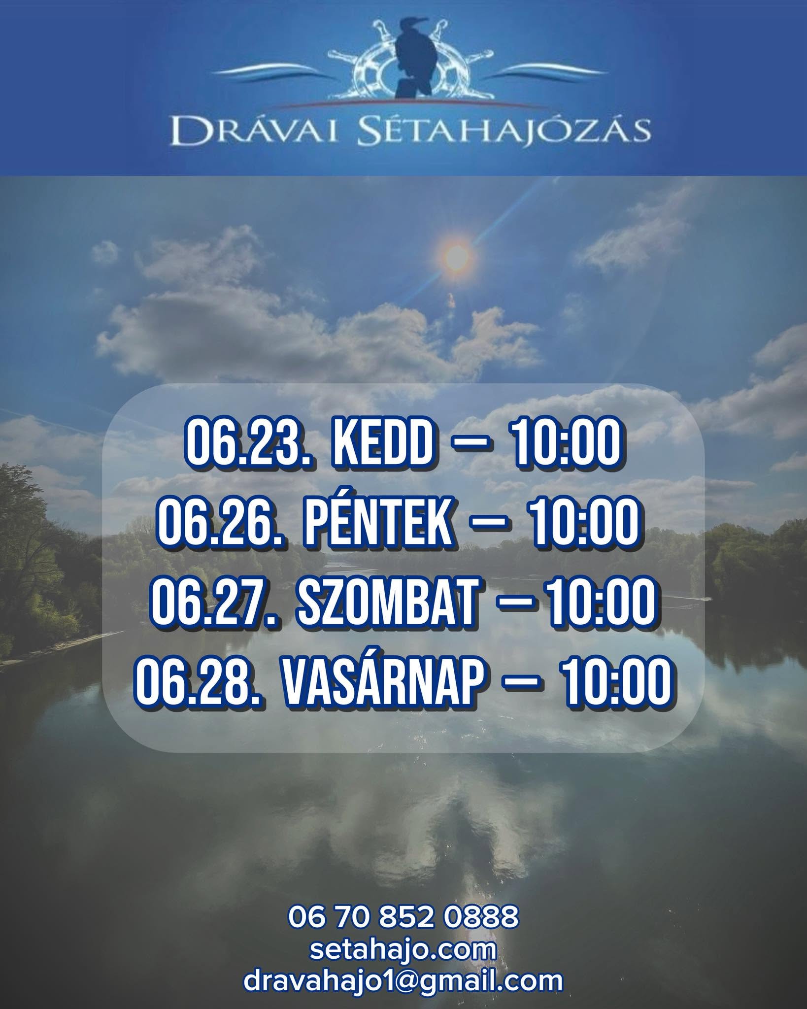 Drávai Sétahajózás