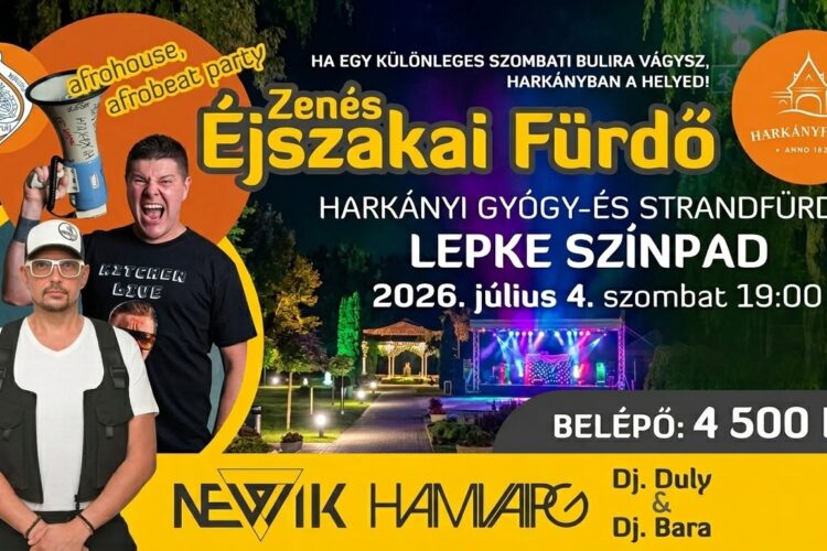 Éjszakai Csobbanás Harkány