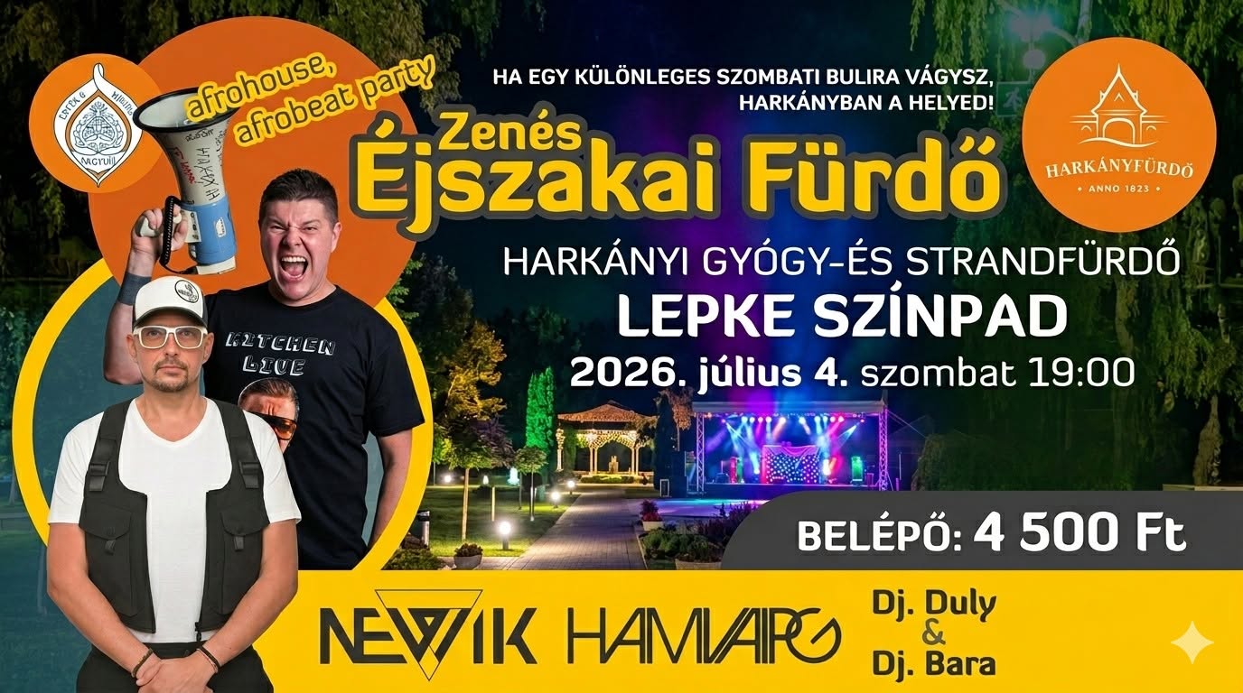 Éjszakai Csobbanás Harkány