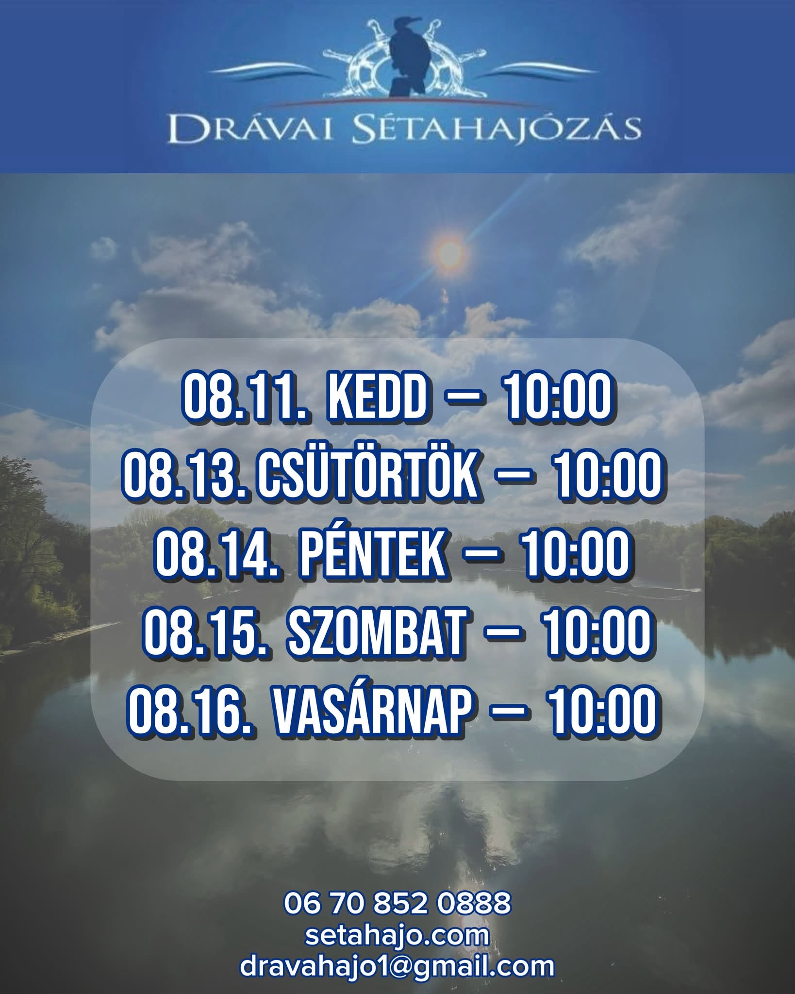 Drávai Sétahajózás