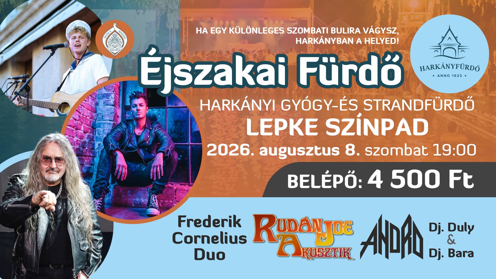 Éjszakai Fürdő A Lepke Medencénél