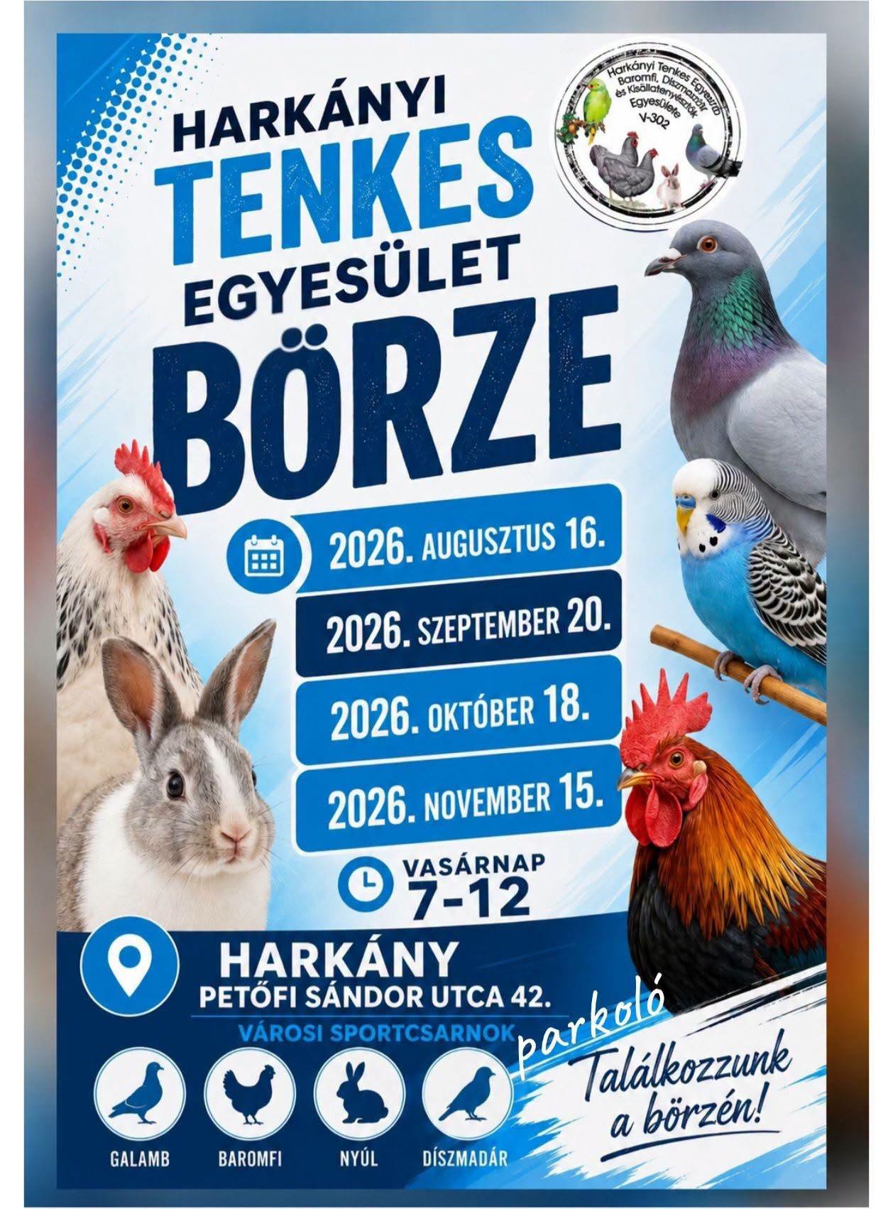 Harkányi kisállat börze