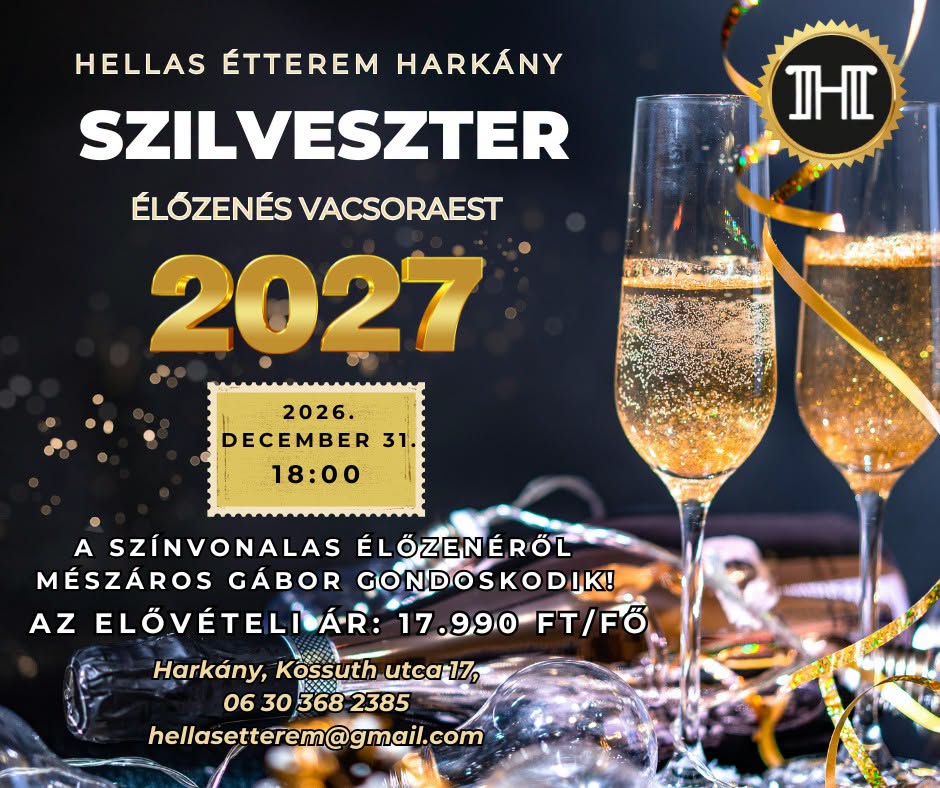 Szilveszteri Gálavacsora