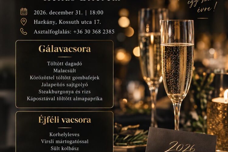 Szilveszteri Gálavacsora